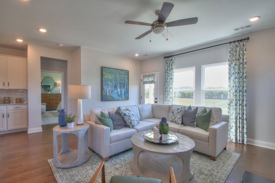 Interior of The Sutherland *Furnished Model Home - Selections and finished may vary.