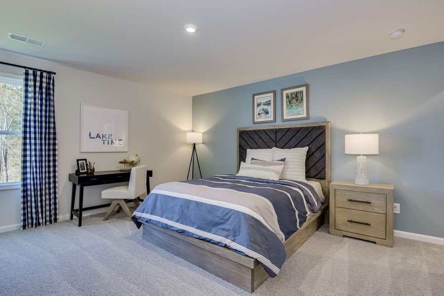 Comfortable secondary bedrooms with room to make them your own
