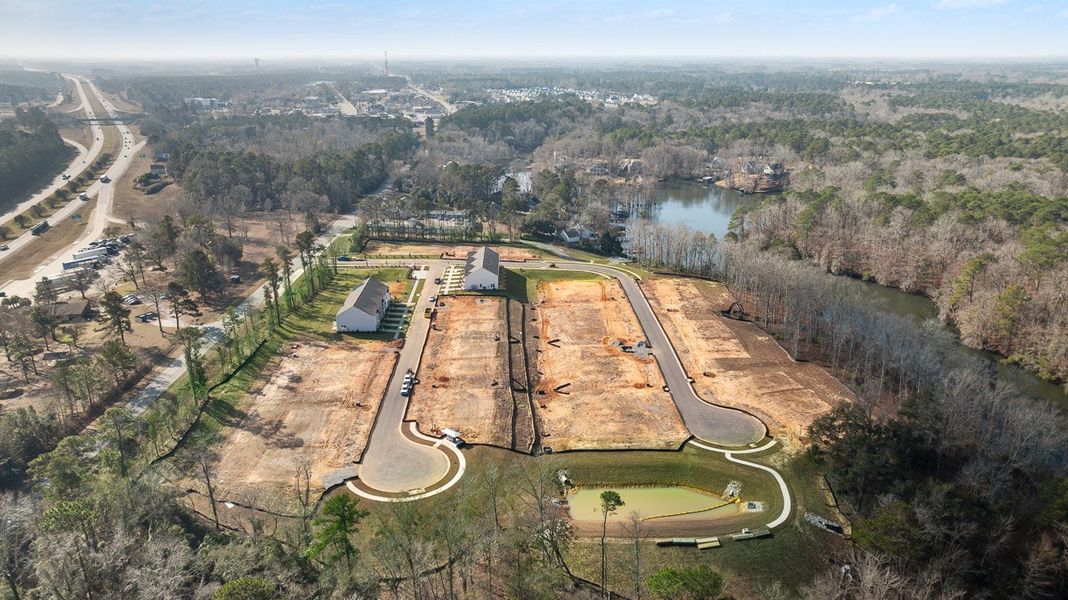 Site preparation and early development at Marion Village in Santee, SC (Image 27).