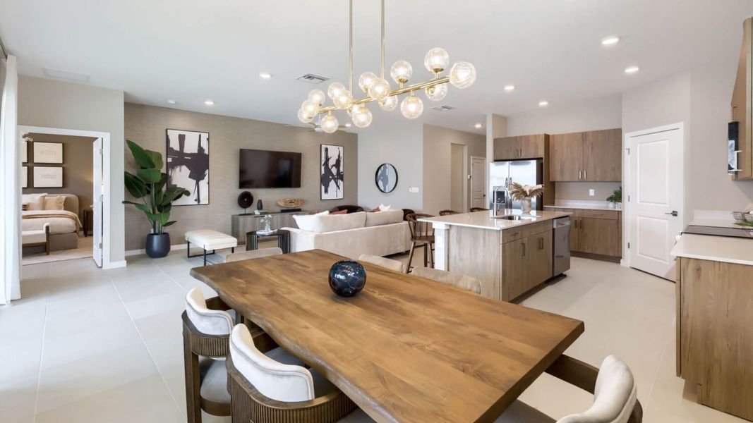 Furnished interior in a model home at Blossom Trail in Greenacres (Image 8). Furnished interior in a model home at Blossom Trail in Greenacres (Image 8).
