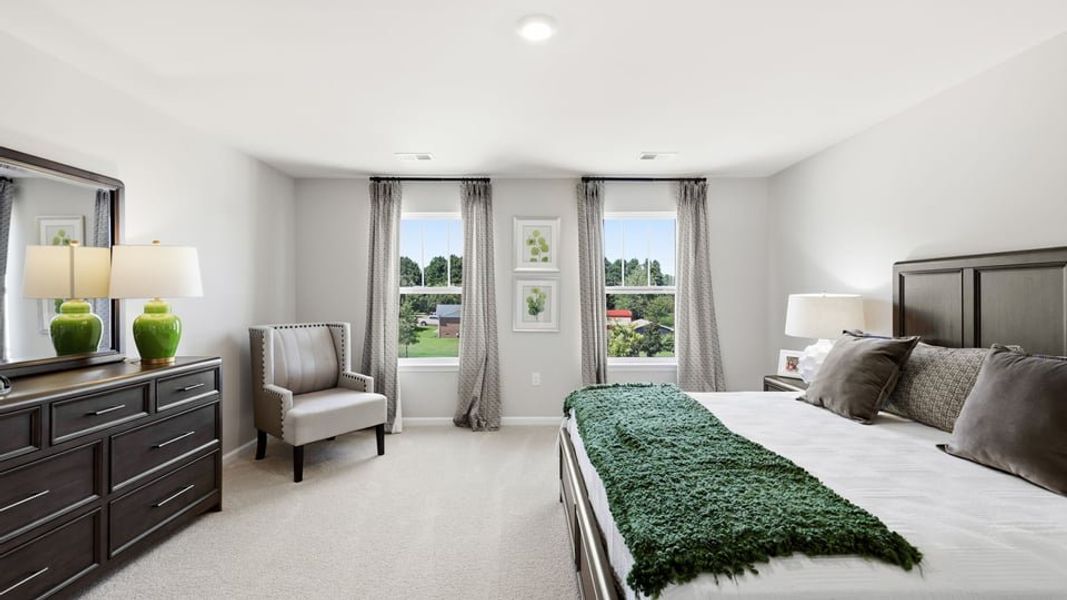 Furnished interior in a model home at Treemont Commons in Wellford (Image 29).