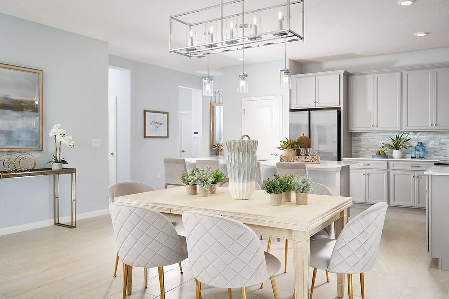 Furnished interior in a model home at Tamarack at Two Rivers in Zephyrhills (Image 52).