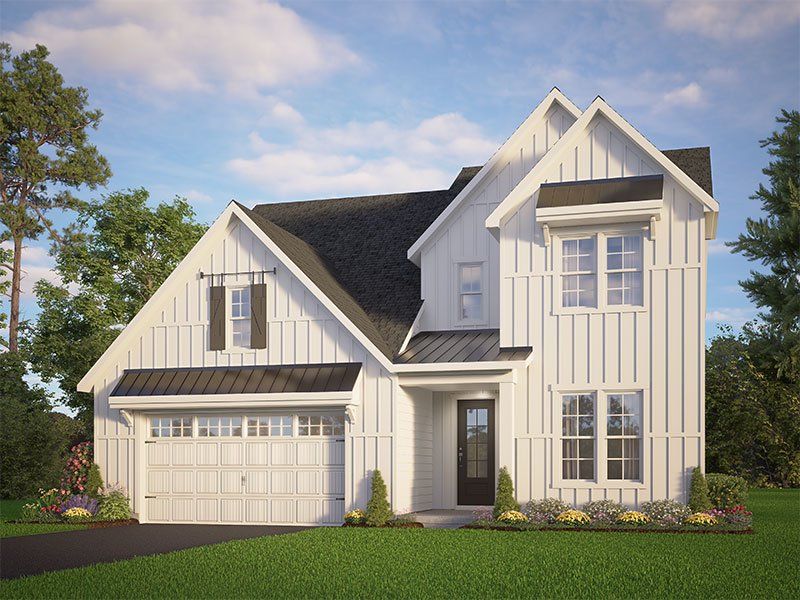 Front exterior of a home in the Kennebec Crossing community, located in Angier, NC (Image 9). Front exterior of a home in the Kennebec Crossing community, located in Angier, NC (Image 9).