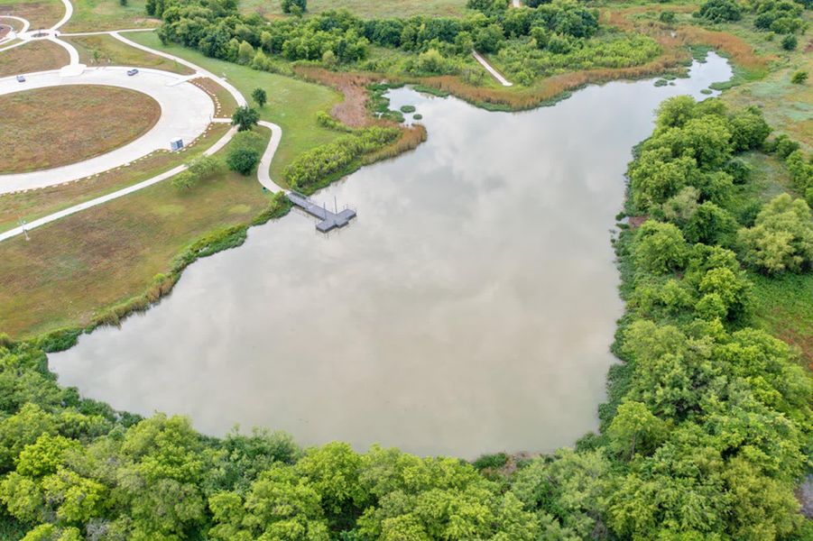 Pond at Chisholm Trail Park | Hulen Trails in Fort Worth, TX by Landsea Homes Pond at Chisholm Trail Park | Hulen Trails in Fort Worth, TX by Landsea Homes