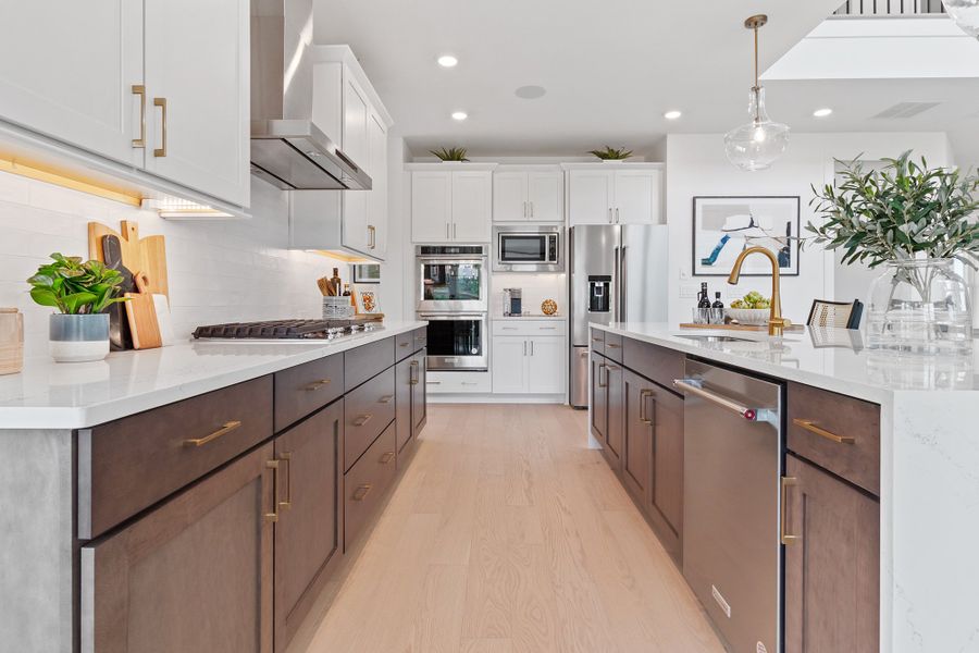Furnished interior in a model home at Ellis in Marietta (Image 30).