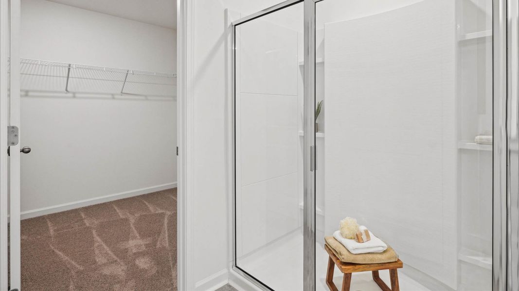 Furnished interior in a model home at Fieldcrest Acres in Blountville (Image 19).