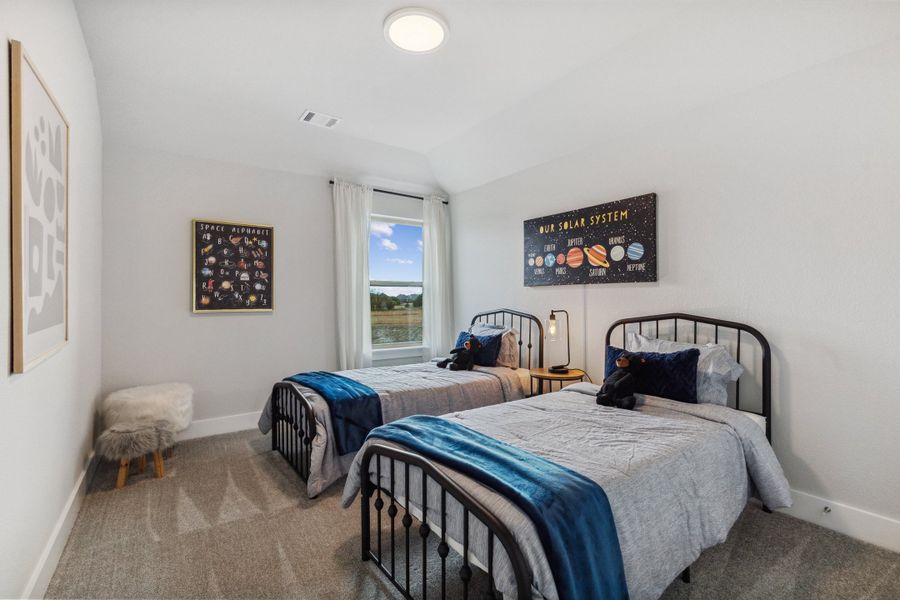Furnished interior in a model home at Dove Hollow in Waxahachie (Image 39).