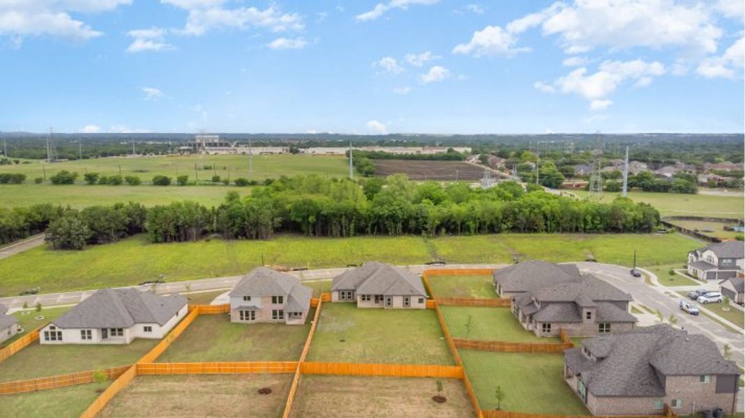 Aerial view of the Cole Crossing Estates community in DeSoto, TX, showing layout and nearby surroundings (Image 5).