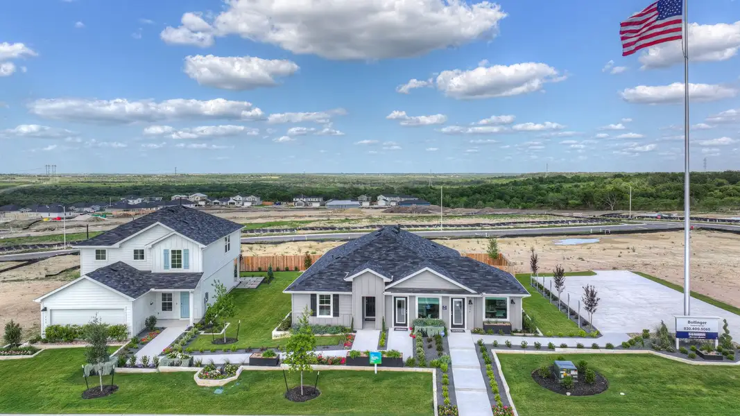 Front exterior of a home in the Bollinger community, located in Maxwell, TX (Image 4).