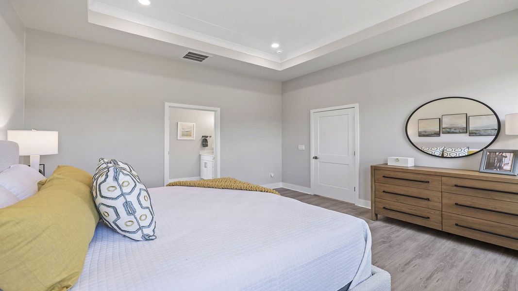 Furnished interior in a model home at Whitehawk Meadows in Travelers Rest (Image 24).