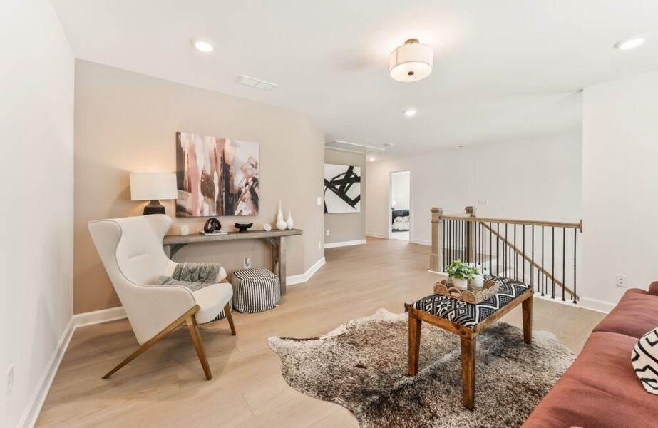 Furnished interior in a model home at The Reserve at Knollwood in Canton (Image 9).
