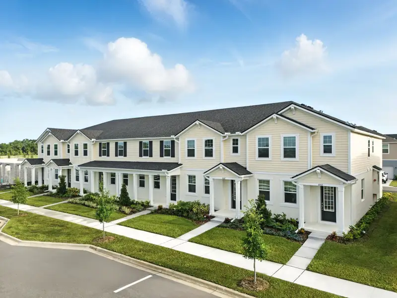 Front exterior of a home in the Meadowlark Landing community, located in Apopka, FL (Image 5).