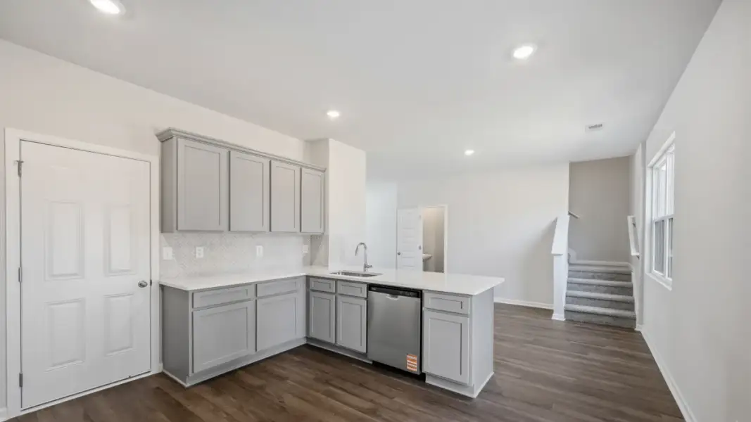 Furnished interior in a model home at Villas Of Shoal Creek in Athens (Image 19).