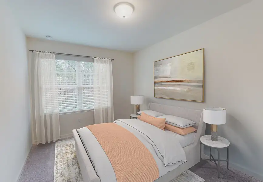 Furnished interior in a model home at Clinton Townhomes in Dade City (Image 7).