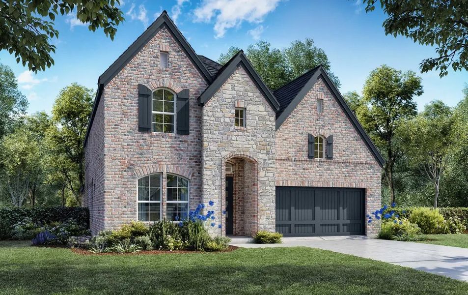 Front exterior of a home in the Windsong Ranch - The Enclave community, located in Prosper, TX (Image 12). Front exterior of a home in the Windsong Ranch - The Enclave community, located in Prosper, TX (Image 12).