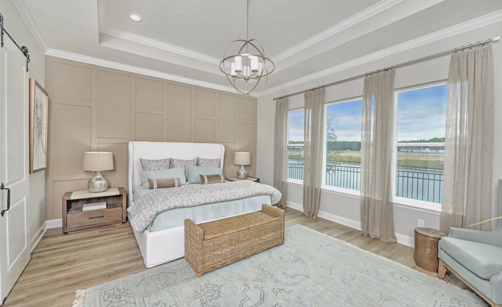 Furnished interior in a model home at Middlebourne in St. Johns (Image 7).
