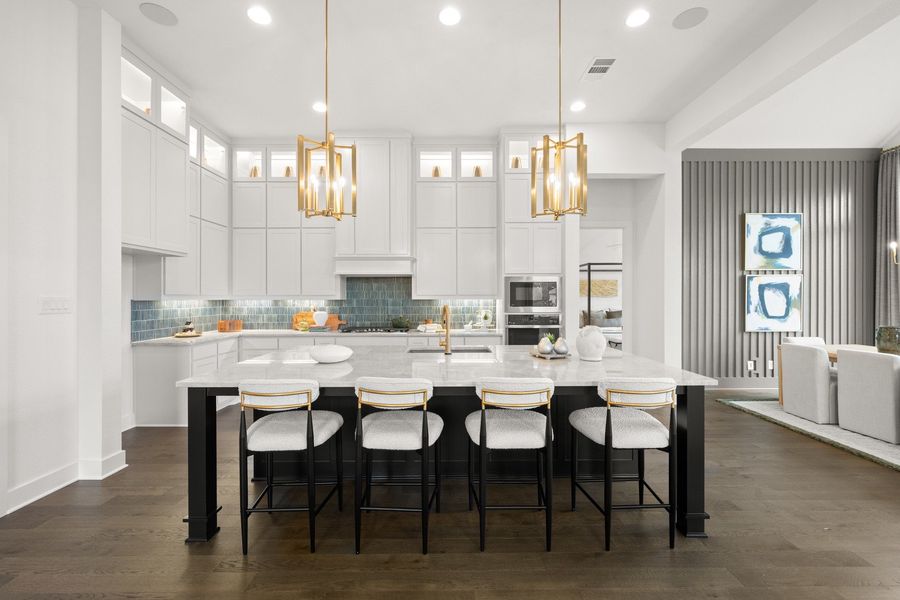 Furnished interior in a model home at Redden Farms in Midlothian (Image 4).