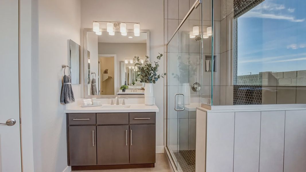 Furnished interior in a model home at Mirada Crossing in Goodyear (Image 35).