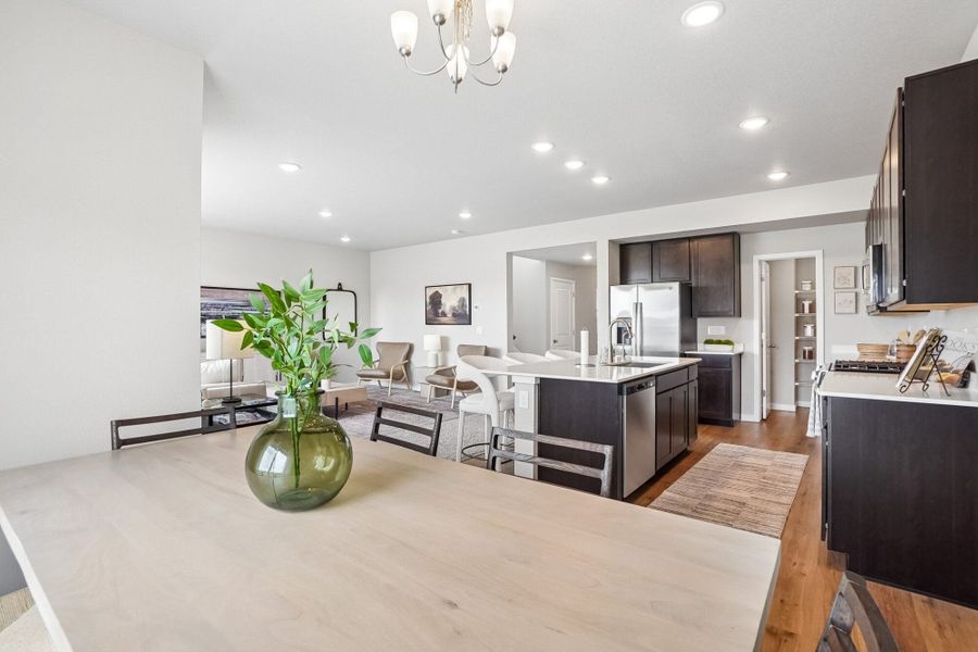 Furnished interior in a model home at Aspen Ranch in Fountain (Image 19).