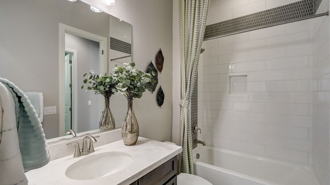 Furnished interior in a model home at Canyon Views - Hacienda in Litchfield Park (Image 3).