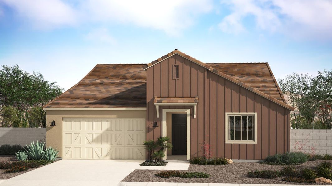 Farmhouse Elevation | Genoa | Harvest at Citrus Park | New Homes in Goodyear, AZ | Landsea Homes