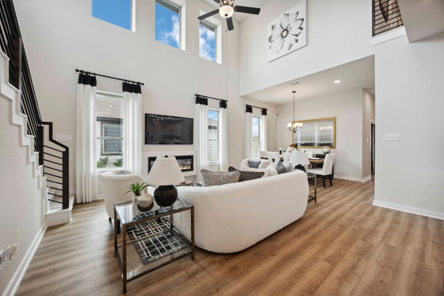 Lexington Heights Model Home - Family Room