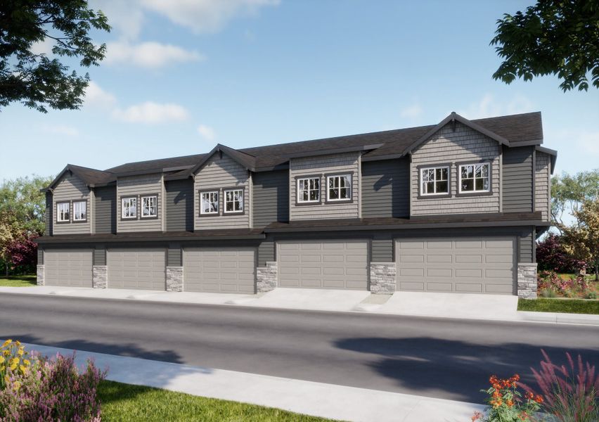 Front exterior of a home in the Erie Highlands community, located in Erie, CO (Image 17). Front exterior of a home in the Erie Highlands community, located in Erie, CO (Image 17).