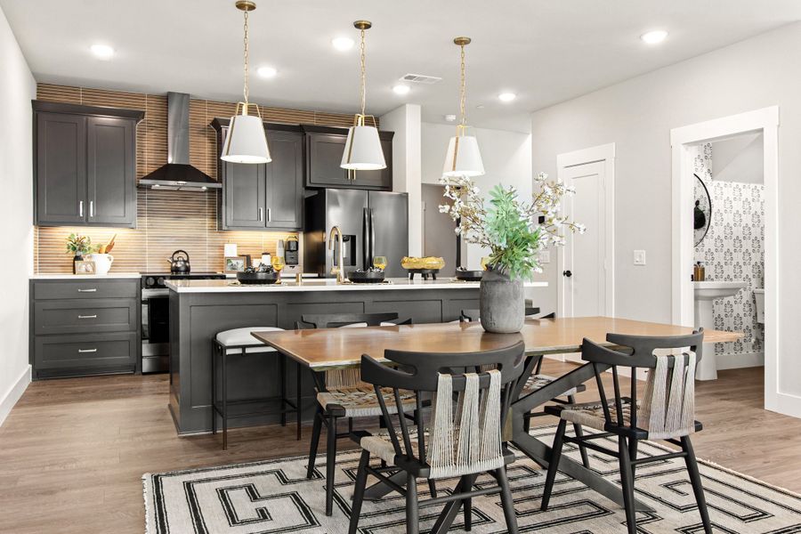 Furnished interior in a model home at Wildridge in Oak Point (Image 12). Furnished interior in a model home at Wildridge in Oak Point (Image 12).