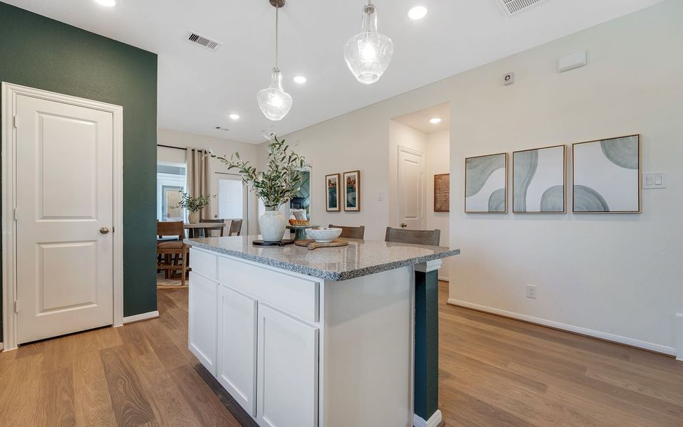Furnished interior in a model home at Austin Point in Richmond (Image 8). Furnished interior in a model home at Austin Point in Richmond (Image 8).