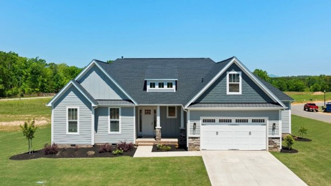 Front exterior of a home in the Alder Pond community, located in Campobello, SC (Image 1).