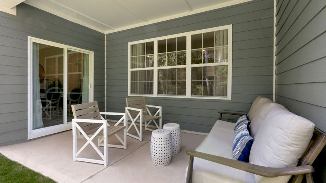 Furnished interior in a model home at Beaver Dam Crossing in Bailey (Image 17).