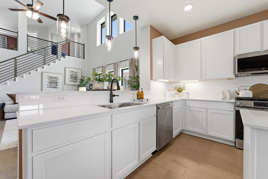 Furnished interior in a model home at Heartland in Heartland (Image 31).