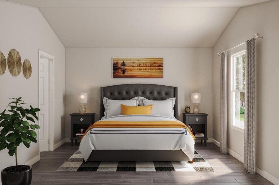 Furnished interior in a model home at Rivers Crossing in Aiken (Image 5).