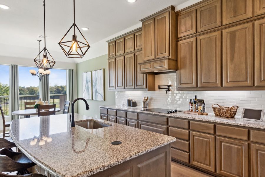 Furnished interior in a model home at Massey Meadows in Midlothian (Image 9).