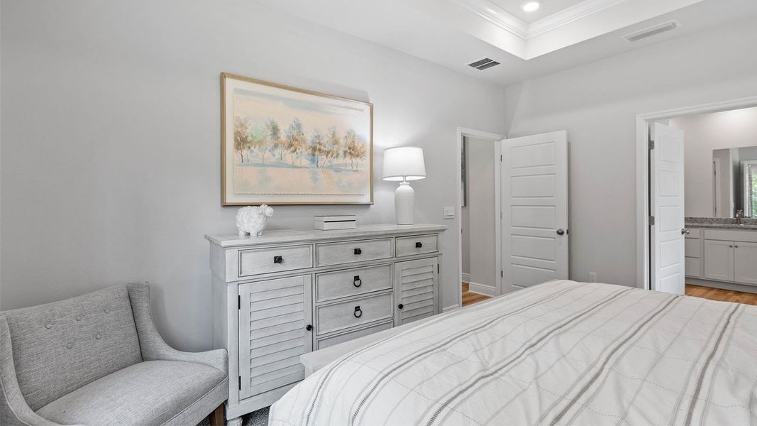 Furnished interior in a model home at Pine Dove Estates in Tallahassee (Image 31).