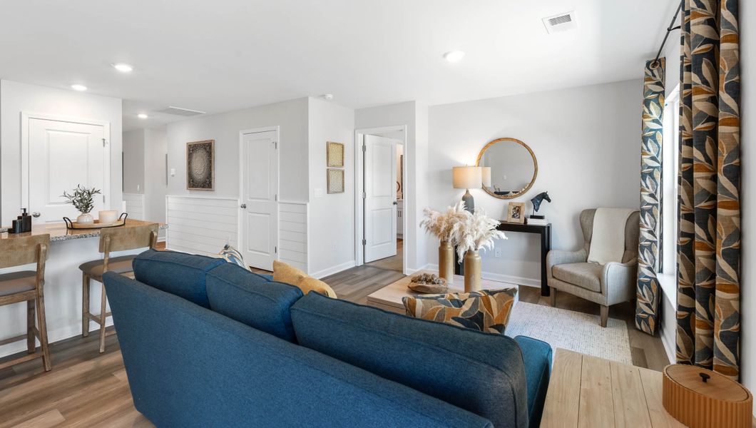 Furnished interior in a model home at Stone Creek in Clinton (Image 19). Furnished interior in a model home at Stone Creek in Clinton (Image 19).