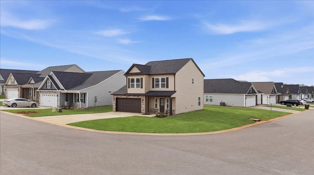 Front exterior of a home in the Cleveland Meadows community, located in Spartanburg, SC (Image 11).