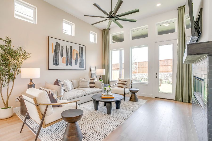 Furnished interior in a model home at Creekside in Royse City (Image 41).