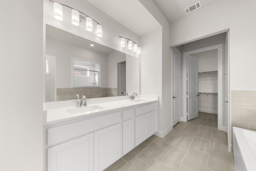 Furnished interior in a model home at West Crossing in Anna (Image 19). Furnished interior in a model home at West Crossing in Anna (Image 19).