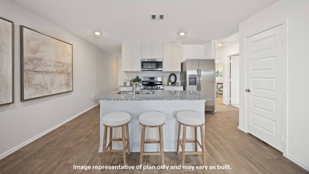 Furnished interior in a model home at Deer Meadows in Odessa (Image 7).