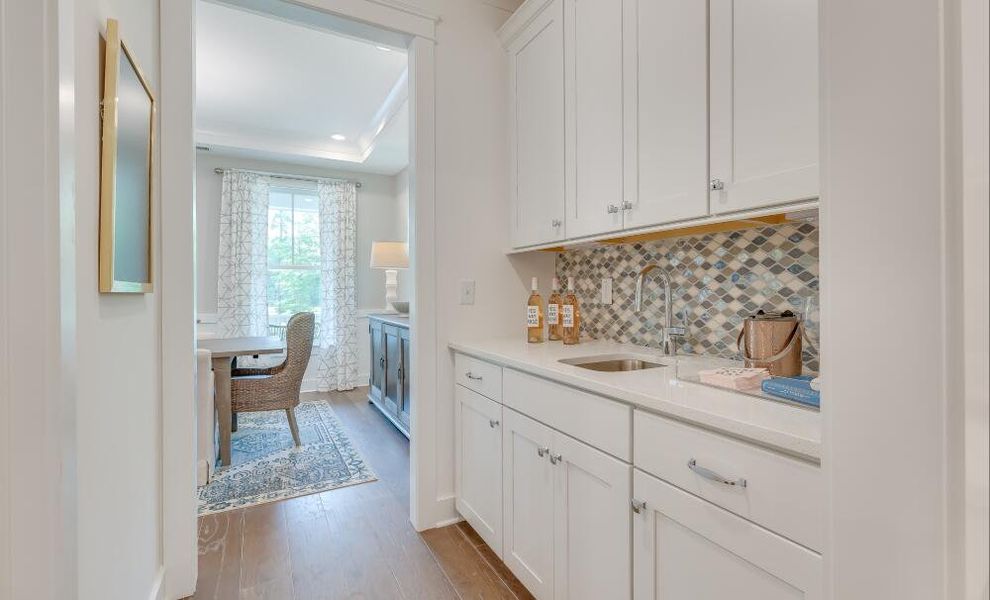 Furnished interior in a model home at Colleton Park in Aiken (Image 40).