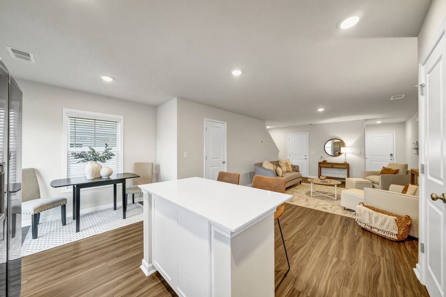 Furnished interior in a model home at Village at Boulware in Lugoff (Image 15).