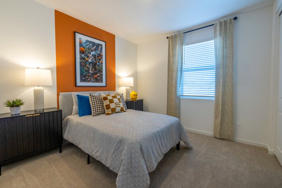 Furnished interior in a model home at Mountain View Estates Signature Series in Buckeye (Image 26). Furnished interior in a model home at Mountain View Estates Signature Series in Buckeye (Image 26).