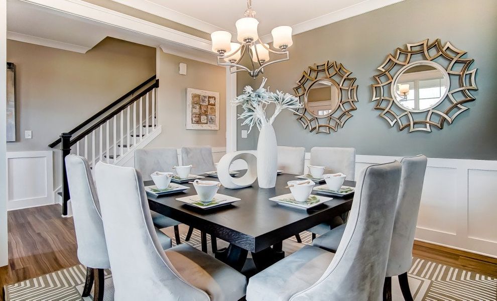 Furnished interior in a model home at Harrington in Greenville (Image 17). Furnished interior in a model home at Harrington in Greenville (Image 17).