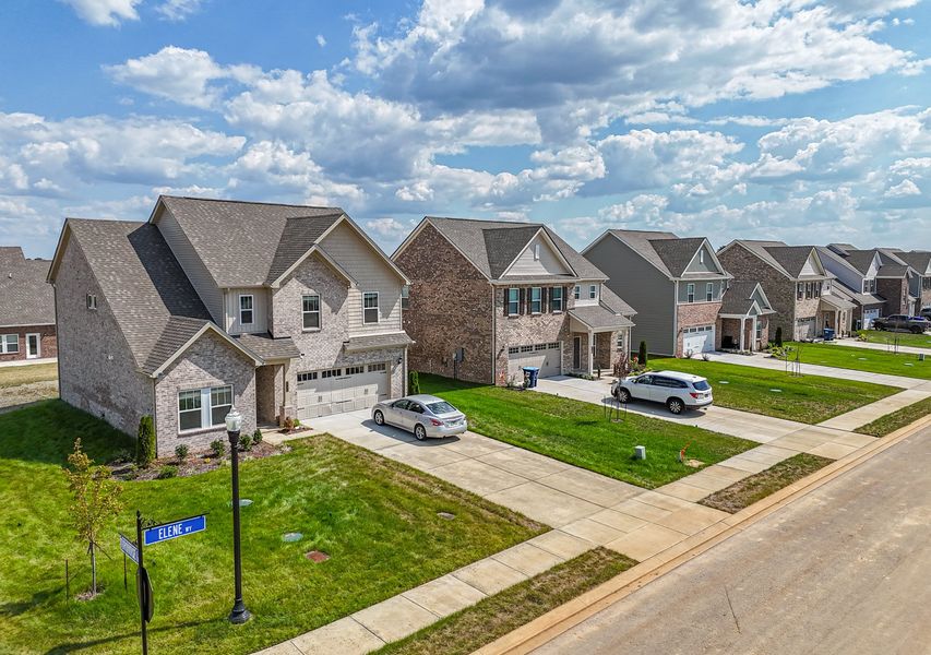 Front exterior of a home in the Smith Farms community, located in Murfreesboro, TN (Image 4).
