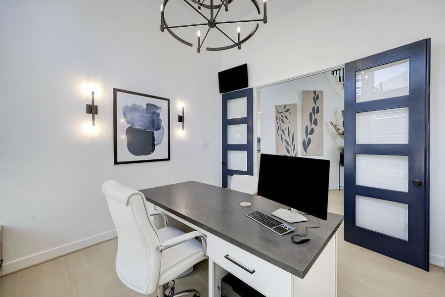 Furnished interior in a model home at Legacy - 60' in League City (Image 6). Furnished interior in a model home at Legacy - 60' in League City (Image 6).