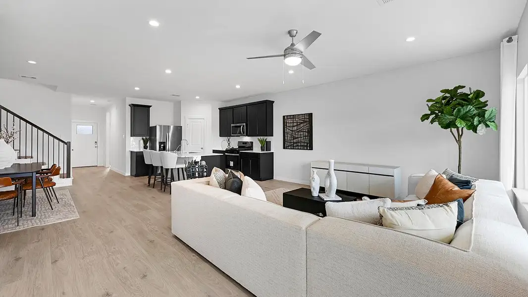 Furnished interior in a model home at Sorrento in Richmond (Image 36).