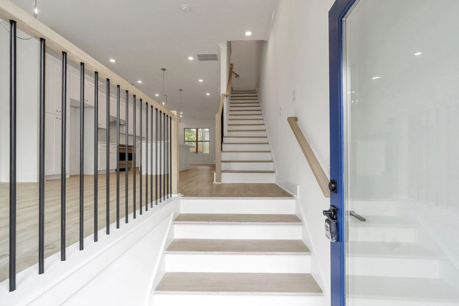 Furnished interior in a model home at Avion in Atlanta (Image 40).