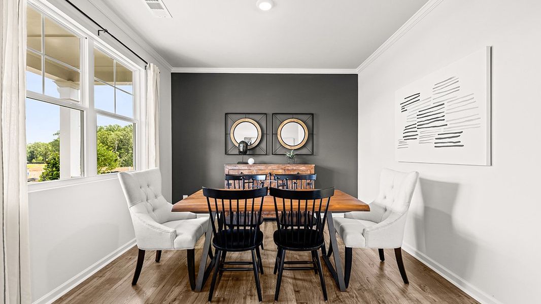 Furnished interior in a model home at Braselton Village in Braselton (Image 8).