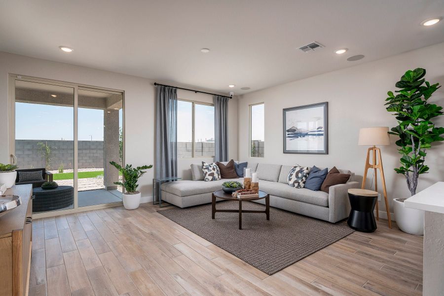 Furnished interior in a model home at Skyline Village in San Tan Valley (Image 6). Furnished interior in a model home at Skyline Village in San Tan Valley (Image 6).